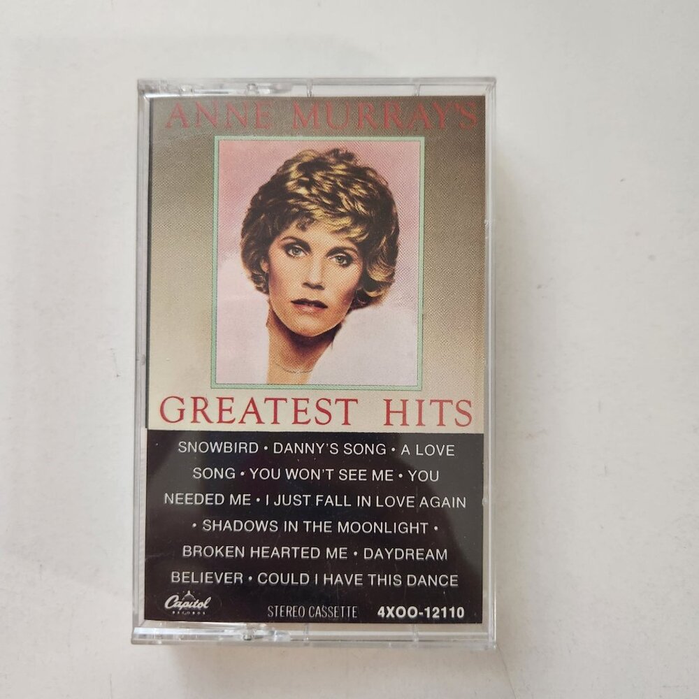 Anne Murrays Greatest Hits Cassette Tape 4X00 12110 1972-1980 Capitol Records